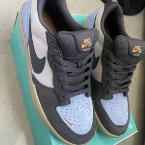 Nike SB Force 58 Gray and Blue Men's Shoes size 11